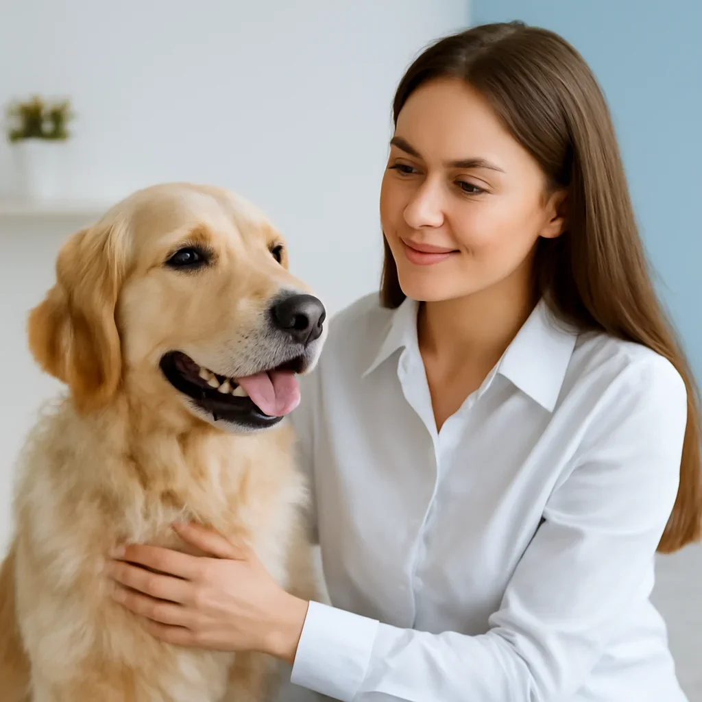 Dog owner preparing to take the next step after reading the About page