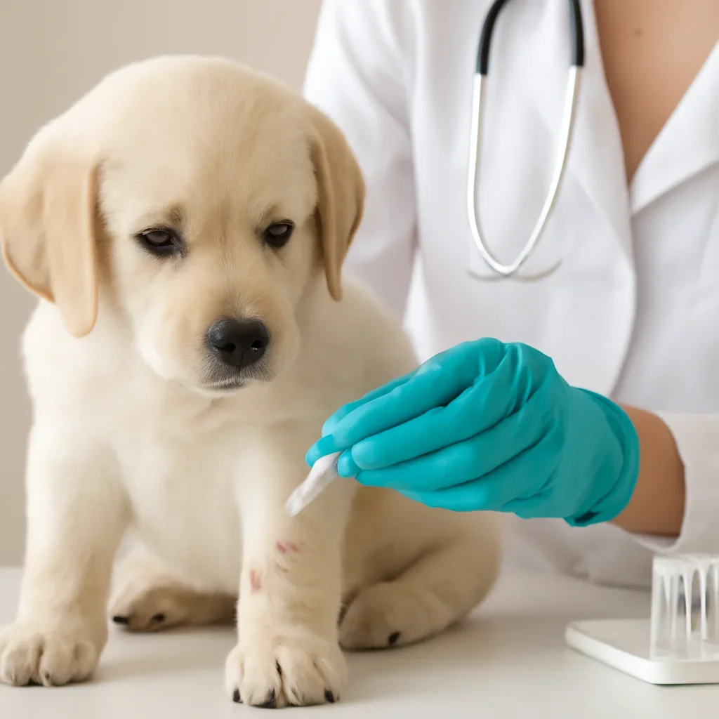 Supporting editorial image for Can Puppies Get Allergy Tested? content