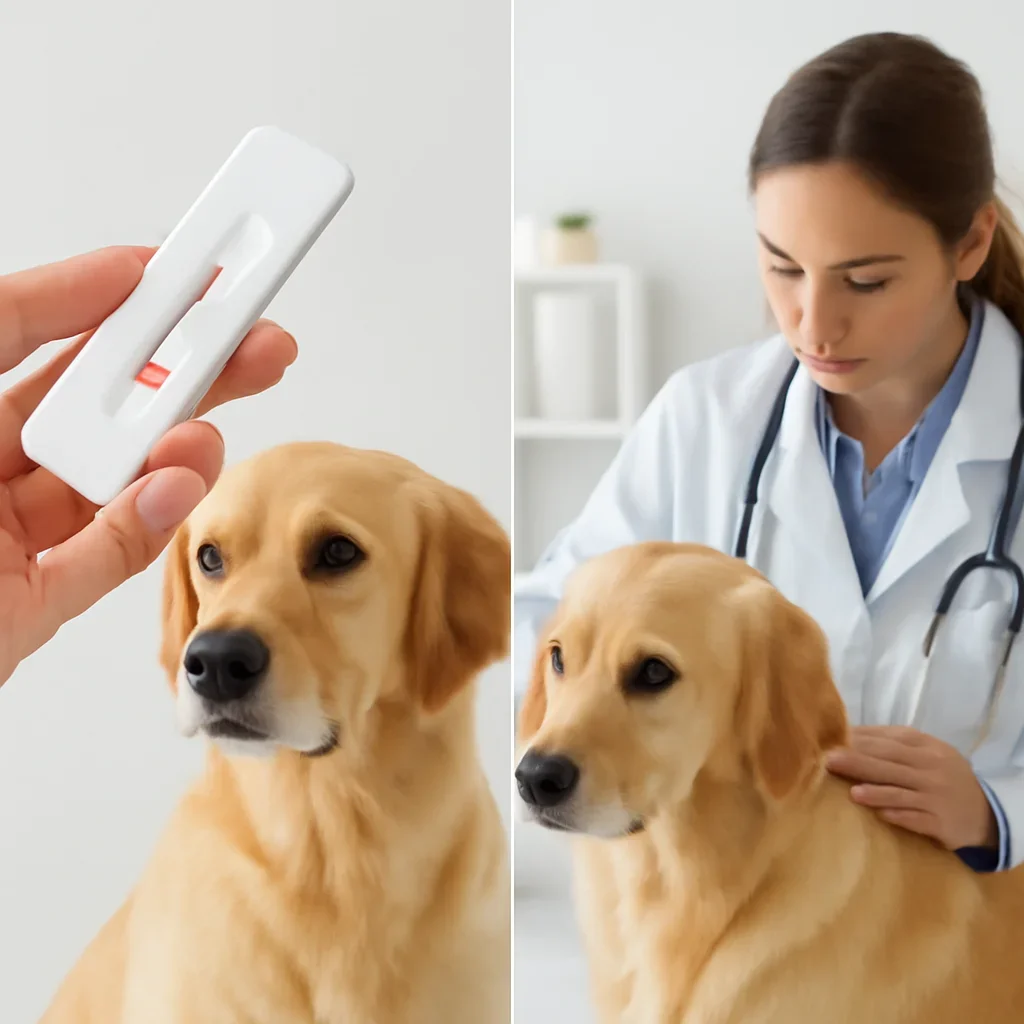 Supporting editorial image for At-Home vs Vet Dog Allergy Testing content