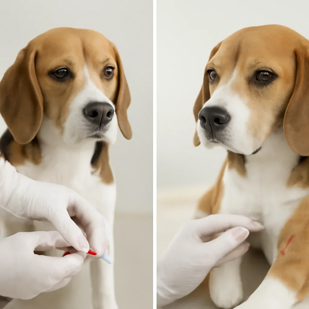 Supporting editorial image for Blood vs Skin Dog Allergy Testing content