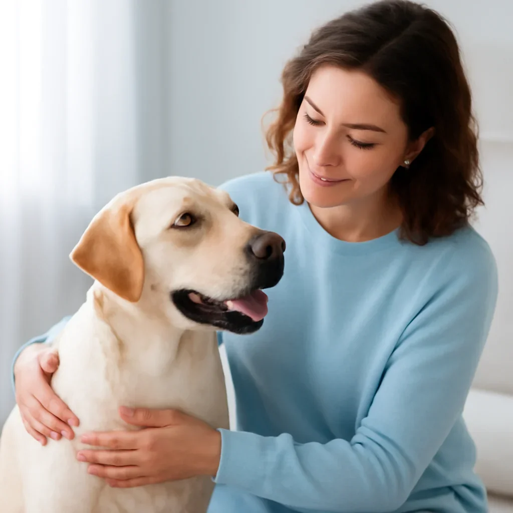 Dog owner preparing to take the next step after reading the Food & Environmental Allergen Panel page
